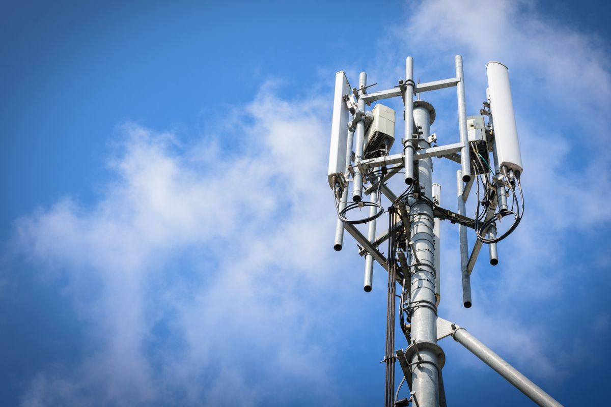 telecommunication tower.