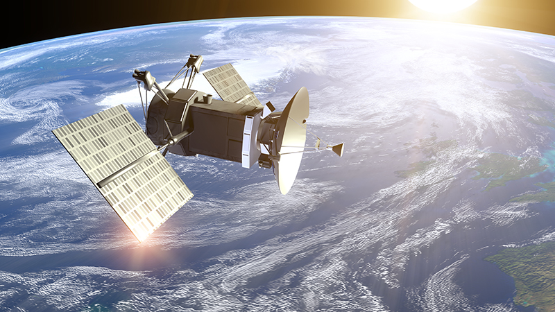 satellite orbiting Earth