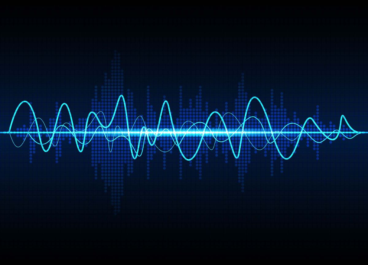abstract sine waves